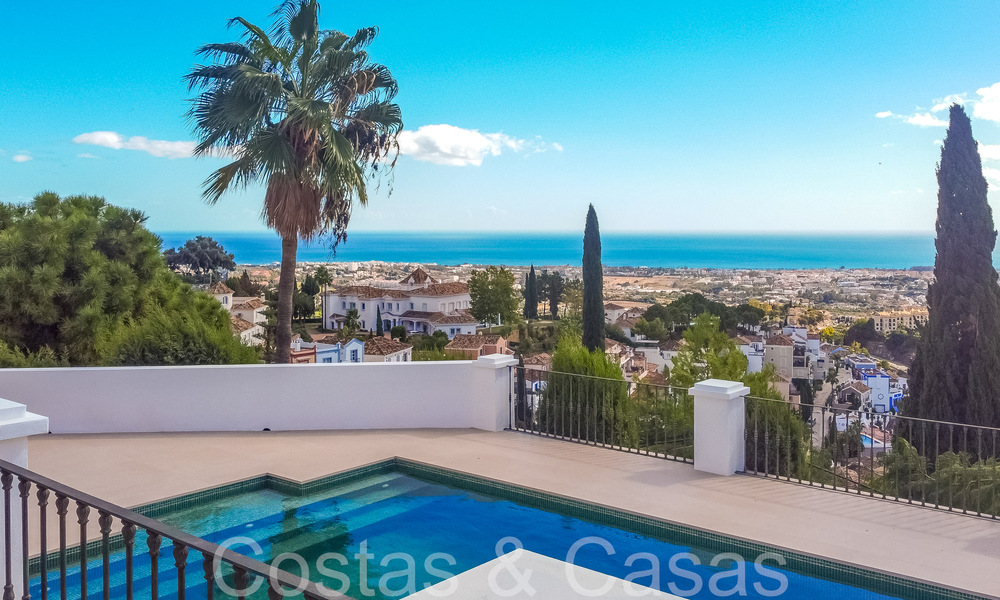 Sublime villa de lujo mediterránea con vistas panorámicas al mar en venta en El Madroñal, Marbella - Benahavis 70390