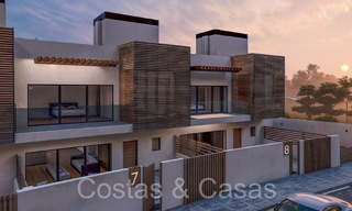 Nueva promoción de 8 casas adosadas en venta junto al campo de golf en Estepona 70557 