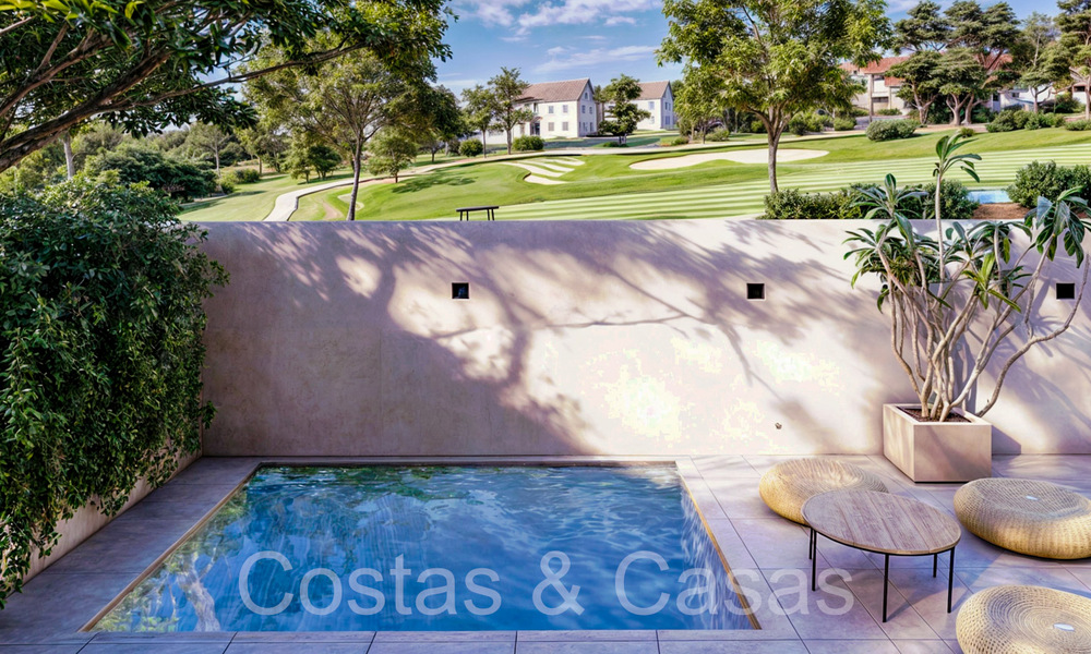 Nueva promoción de 8 casas adosadas en venta junto al campo de golf en Estepona 70561