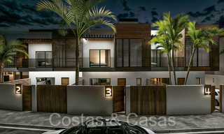 Nueva promoción de 8 casas adosadas en venta junto al campo de golf en Estepona 70566 