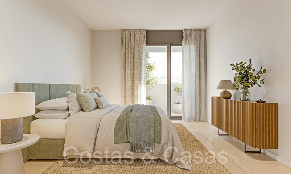 Nuevo en el mercado. Apartamentos elegantes en venta, a poca distancia de la playa y de los servicios del centro de Estepona 70889