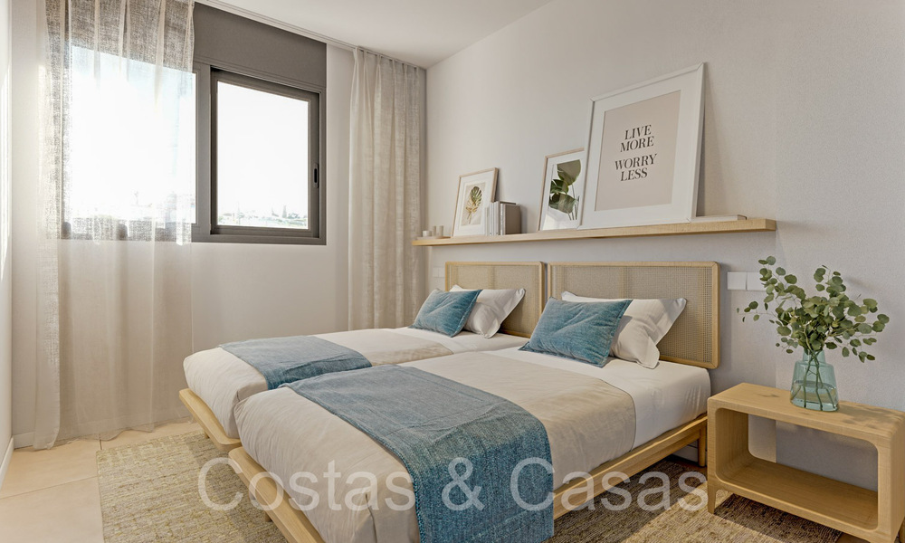 Nuevo en el mercado. Apartamentos elegantes en venta, a poca distancia de la playa y de los servicios del centro de Estepona 70891