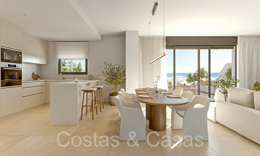 Nuevo en el mercado. Apartamentos elegantes en venta, a poca distancia de la playa y de los servicios del centro de Estepona 70899