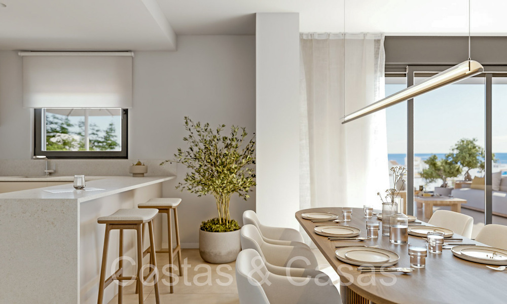 Nuevo en el mercado. Apartamentos elegantes en venta, a poca distancia de la playa y de los servicios del centro de Estepona 70901