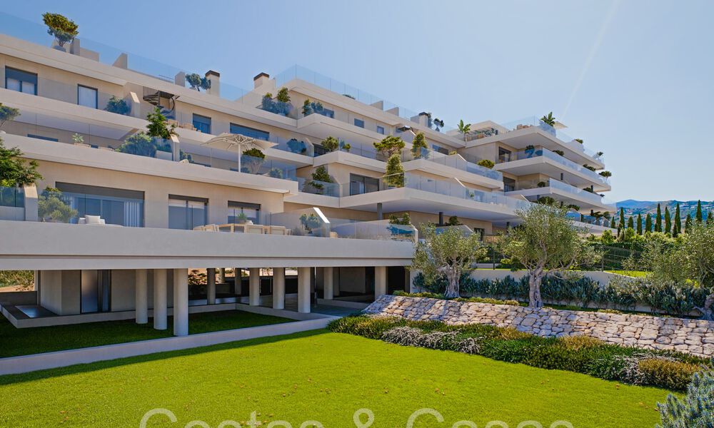 Nuevo en el mercado. Apartamentos elegantes en venta, a poca distancia de la playa y de los servicios del centro de Estepona 70907