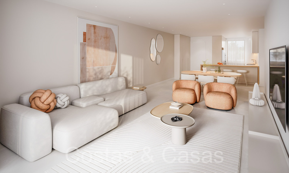 Nuevo en el mercado. Apartamentos contemporáneos de nueva construcción en venta en la Nueva Milla de Oro, Marbella - Estepona 70914