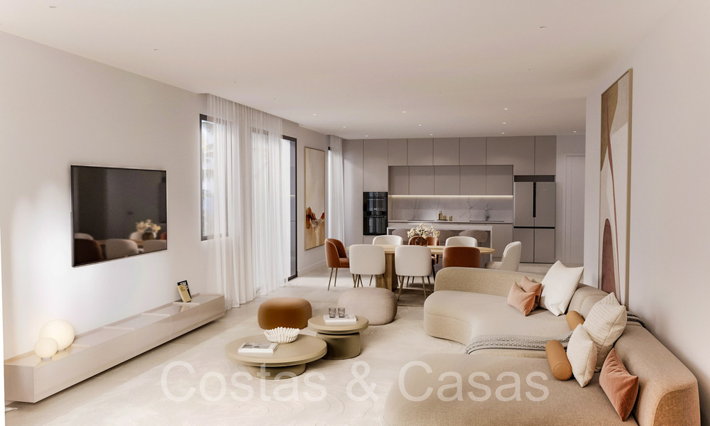 Nuevo en el mercado. Apartamentos contemporáneos de nueva construcción en venta en la Nueva Milla de Oro, Marbella - Estepona 70961