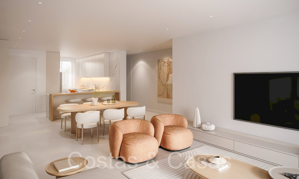 Nuevo en el mercado. Apartamentos contemporáneos de nueva construcción en venta en la Nueva Milla de Oro, Marbella - Estepona 70964