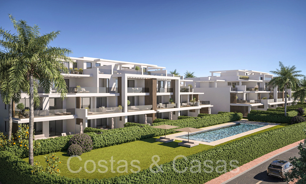 Nuevo en el mercado. Apartamentos contemporáneos de nueva construcción en venta en la Nueva Milla de Oro, Marbella - Estepona 70971