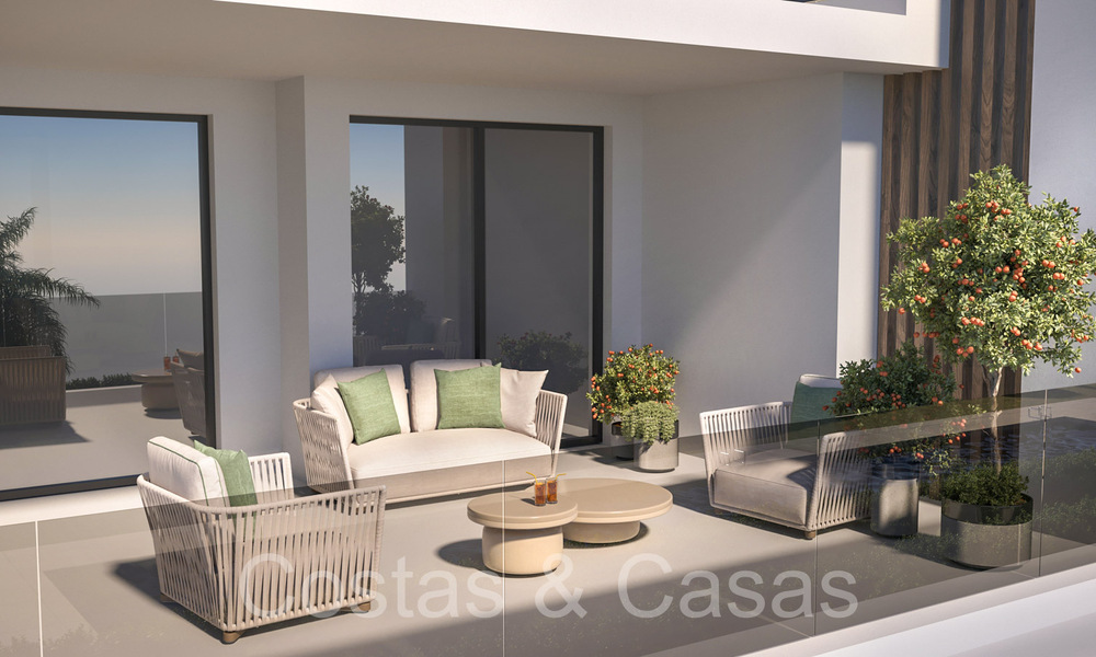 Nuevo en el mercado. Apartamentos contemporáneos de nueva construcción en venta en la Nueva Milla de Oro, Marbella - Estepona 70978