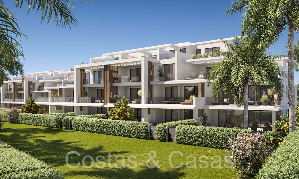 Nuevo en el mercado. Apartamentos contemporáneos de nueva construcción en venta en la Nueva Milla de Oro, Marbella - Estepona 70979