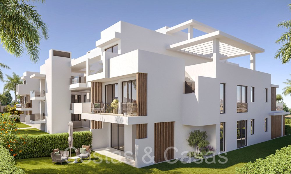 Nuevo en el mercado. Apartamentos contemporáneos de nueva construcción en venta en la Nueva Milla de Oro, Marbella - Estepona 70981