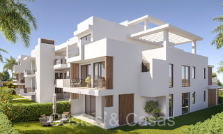 Nuevo en el mercado. Apartamentos contemporáneos de nueva construcción en venta en la Nueva Milla de Oro, Marbella - Estepona 70981 