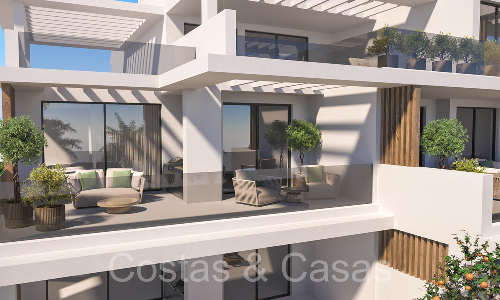 Nuevo en el mercado. Apartamentos contemporáneos de nueva construcción en venta en la Nueva Milla de Oro, Marbella - Estepona 70983