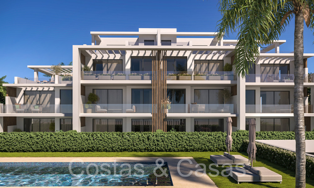 Nuevo en el mercado. Apartamentos contemporáneos de nueva construcción en venta en la Nueva Milla de Oro, Marbella - Estepona 70987