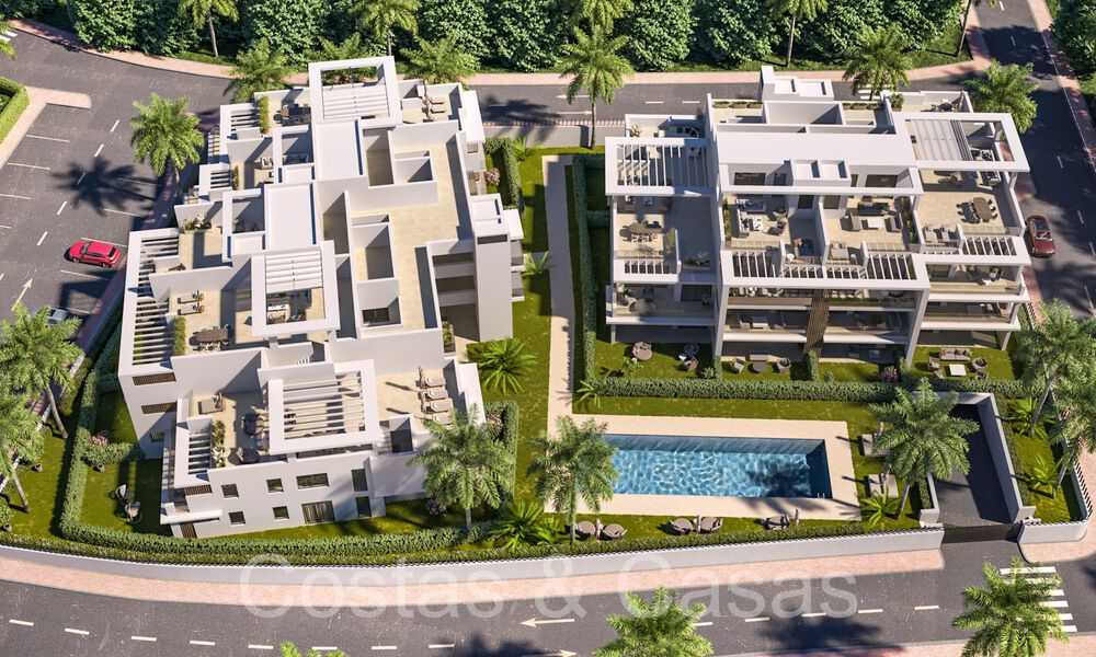 Nuevo en el mercado. Apartamentos contemporáneos de nueva construcción en venta en la Nueva Milla de Oro, Marbella - Estepona 70996