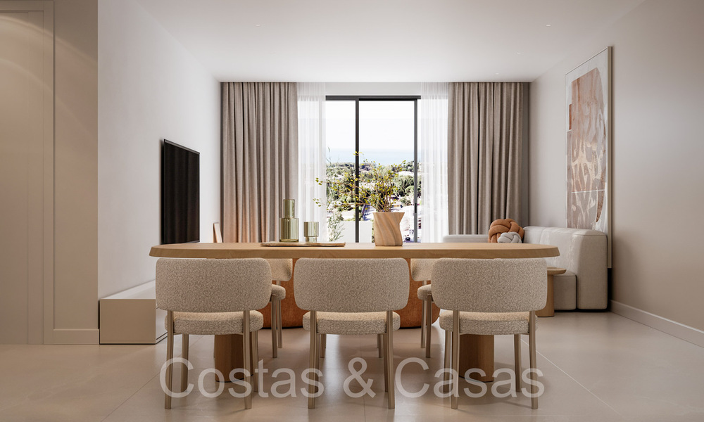 Nuevo en el mercado. Apartamentos contemporáneos de nueva construcción en venta en la Nueva Milla de Oro, Marbella - Estepona 71012