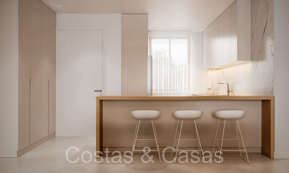 Nuevo en el mercado. Apartamentos contemporáneos de nueva construcción en venta en la Nueva Milla de Oro, Marbella - Estepona 71014