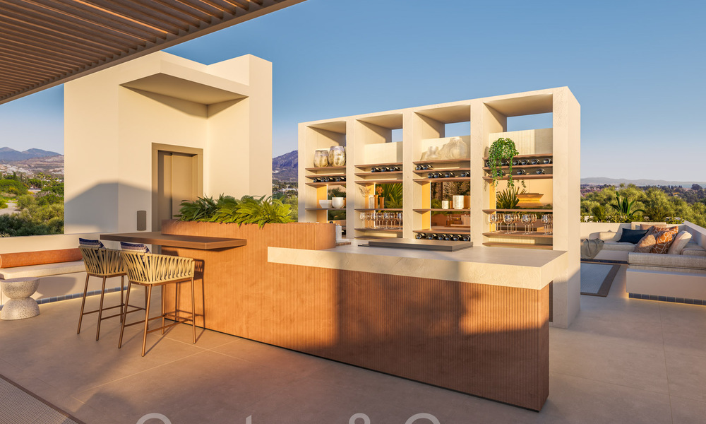 Villas de nueva construcción con un diseño sofisticado en venta en el corazón de Nueva Andalucía, Marbella 71056