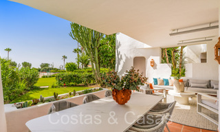 Se vende apartamento en planta baja completamente reformado, en un complejo de playa en la Nueva Milla de Oro entre Marbella y Estepona 71278 