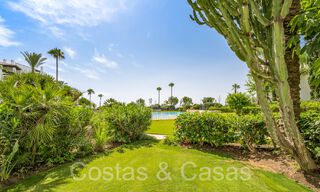 Se vende apartamento en planta baja completamente reformado, en un complejo de playa en la Nueva Milla de Oro entre Marbella y Estepona 71284 