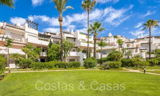 Se vende apartamento en planta baja completamente reformado, en un complejo de playa en la Nueva Milla de Oro entre Marbella y Estepona 71286 