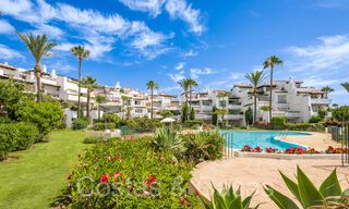 Se vende apartamento en planta baja completamente reformado, en un complejo de playa en la Nueva Milla de Oro entre Marbella y Estepona 71288 