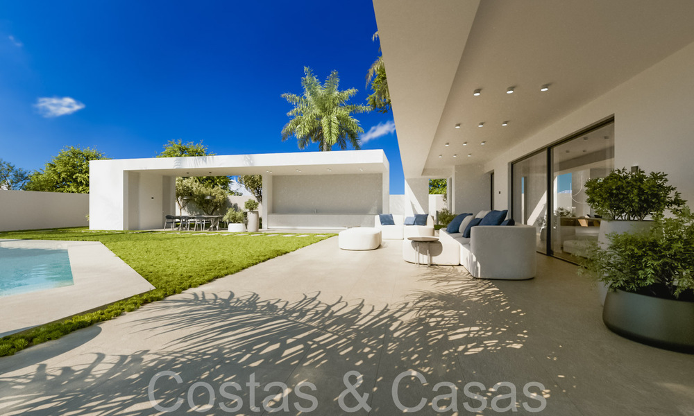 Villa nueva con diseño contemporáneo en venta en la exclusiva Cascada de Camojan en la Milla de Oro de Marbella 71317