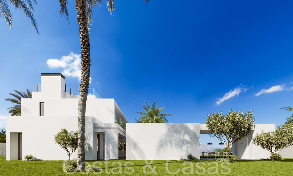 Villa nueva con diseño contemporáneo en venta en la exclusiva Cascada de Camojan en la Milla de Oro de Marbella 71327