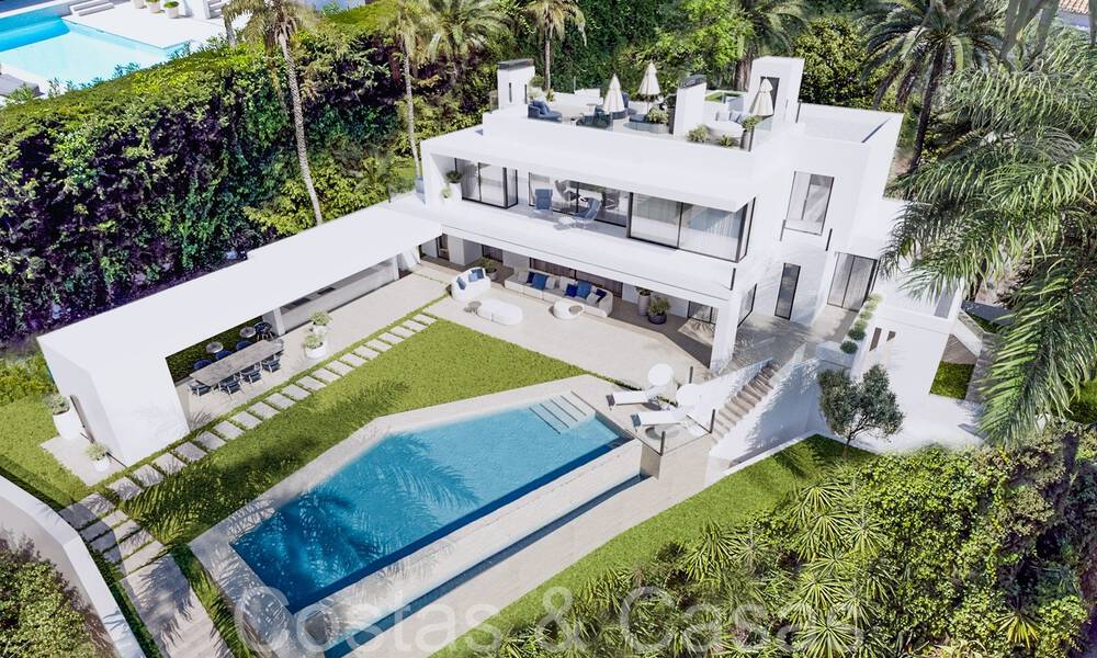 Villa nueva con diseño contemporáneo en venta en la exclusiva Cascada de Camojan en la Milla de Oro de Marbella 71349