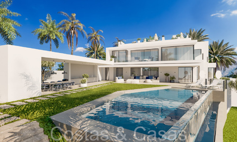 Villa nueva con diseño contemporáneo en venta en la exclusiva Cascada de Camojan en la Milla de Oro de Marbella 71354