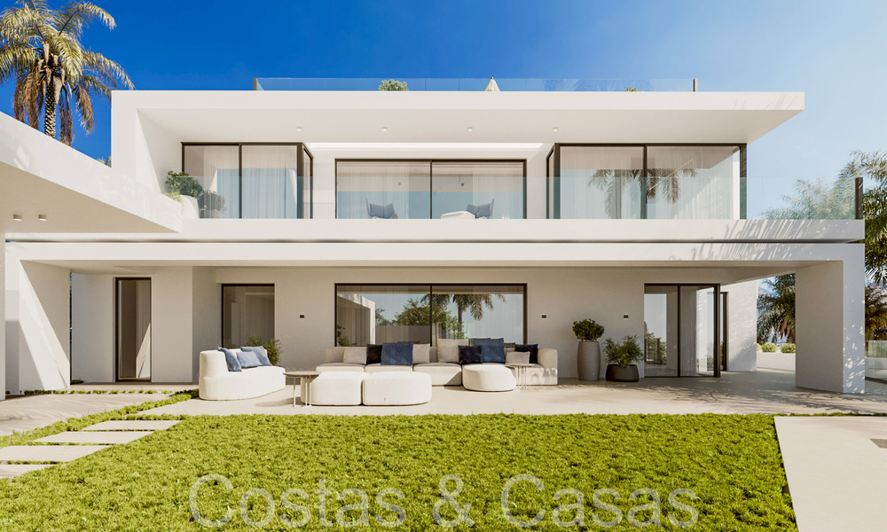 Villa nueva con diseño contemporáneo en venta en la exclusiva Cascada de Camojan en la Milla de Oro de Marbella 71356