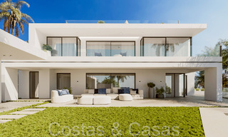 Villa nueva con diseño contemporáneo en venta en la exclusiva Cascada de Camojan en la Milla de Oro de Marbella 71356 