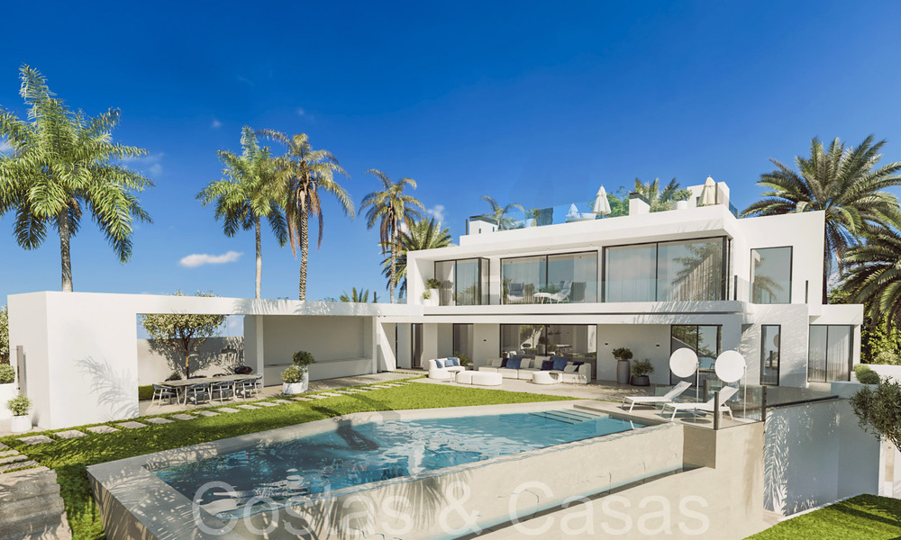 Villa nueva con diseño contemporáneo en venta en la exclusiva Cascada de Camojan en la Milla de Oro de Marbella 71357