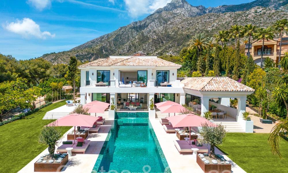 Villa de lujo en venta con estilo arquitectónico mediterráneo en la zona residencial de Sierra Blanca en la Milla de Oro de Marbella 71623