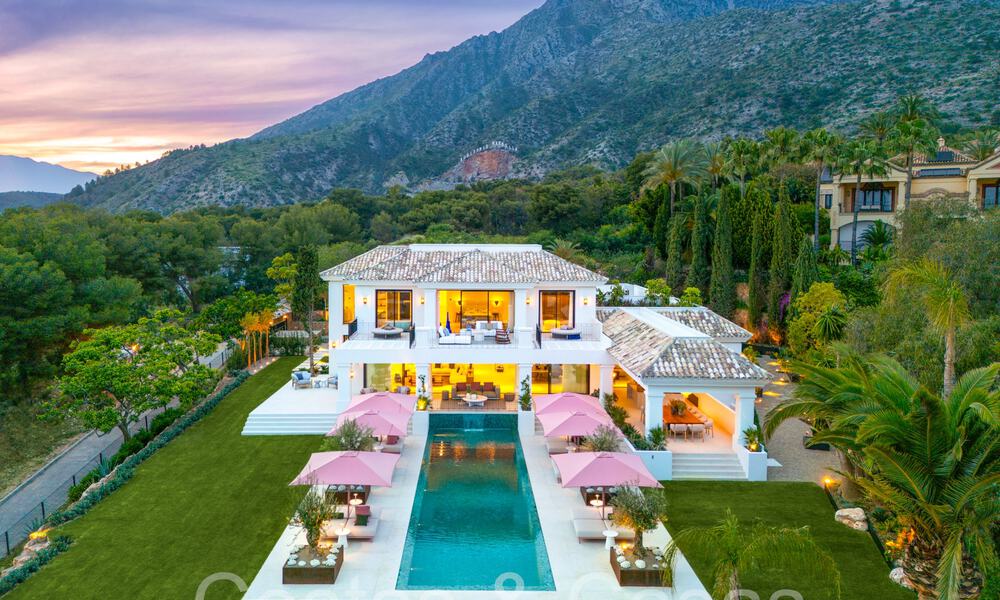 Villa de lujo en venta con estilo arquitectónico mediterráneo en la zona residencial de Sierra Blanca en la Milla de Oro de Marbella 71624