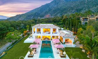 Villa de lujo en venta con estilo arquitectónico mediterráneo en la zona residencial de Sierra Blanca en la Milla de Oro de Marbella 71624 