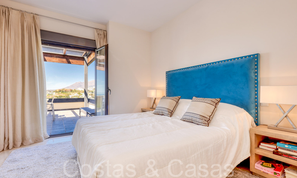 Moderno apartamento en venta en el prestigioso 5* Golf Resort Los Flamingos en la Nueva Milla de Oro, Marbella - Benahavís 71704