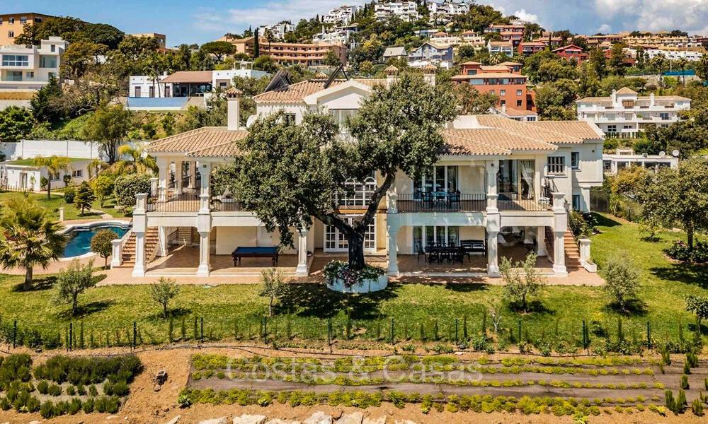 Majestuosa villa de estilo mediterráneo en venta, con vistas al mar, en un entorno natural al este de Marbella centro 72161