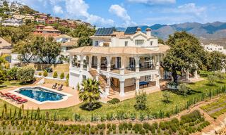 Majestuosa villa de estilo mediterráneo en venta, con vistas al mar, en un entorno natural al este de Marbella centro 72171 