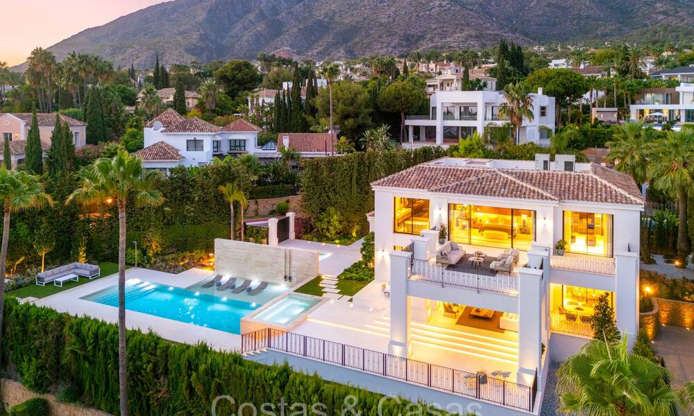 Villa de lujo con arquitectura mediterránea moderna en venta en Sierra Blanca en Marbella 72439