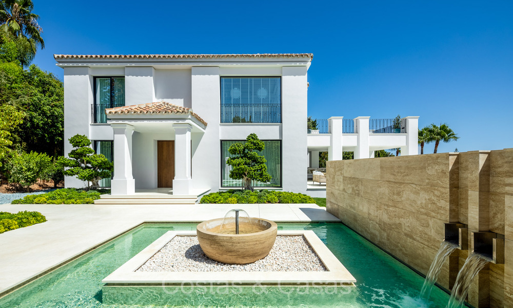 Villa de lujo con arquitectura mediterránea moderna en venta en Sierra Blanca en Marbella 72441