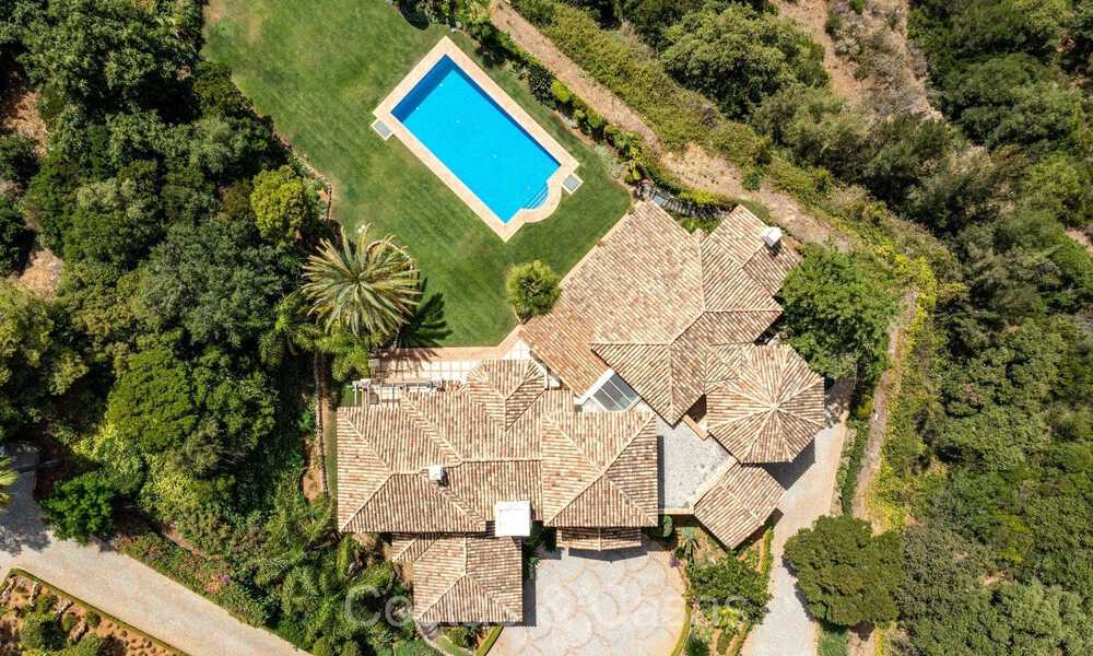 Prestigiosa villa de lujo española en venta junto al campo de golf en La Zagaleta, Benahavis - Marbella 72461