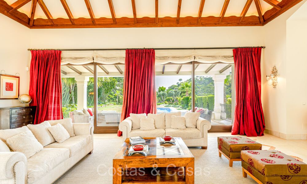 Prestigiosa villa de lujo española en venta junto al campo de golf en La Zagaleta, Benahavis - Marbella 72468