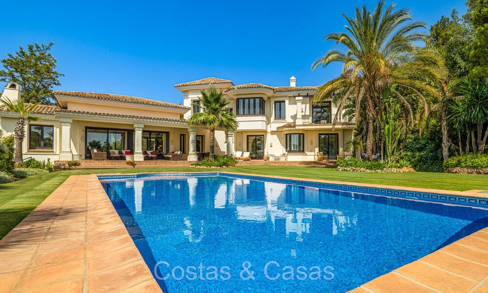 Prestigiosa villa de lujo española en venta junto al campo de golf en La Zagaleta, Benahavis - Marbella 72471