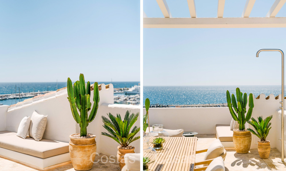 Precioso apartamento reformado con amplia terraza en venta con preciosas vistas en el puerto de Puerto Banús, Marbella 72598