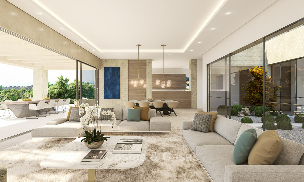 Ubicación privilegiada en golf, parcela edificable en venta en complejo de golf con impresionantes vistas al mar en Benahavis - Marbella 72675