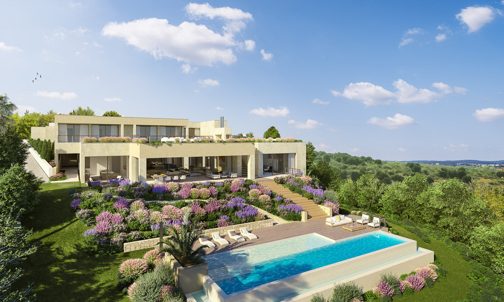 Ubicación privilegiada en golf, parcela edificable en venta en complejo de golf con impresionantes vistas al mar en Benahavis - Marbella 72678