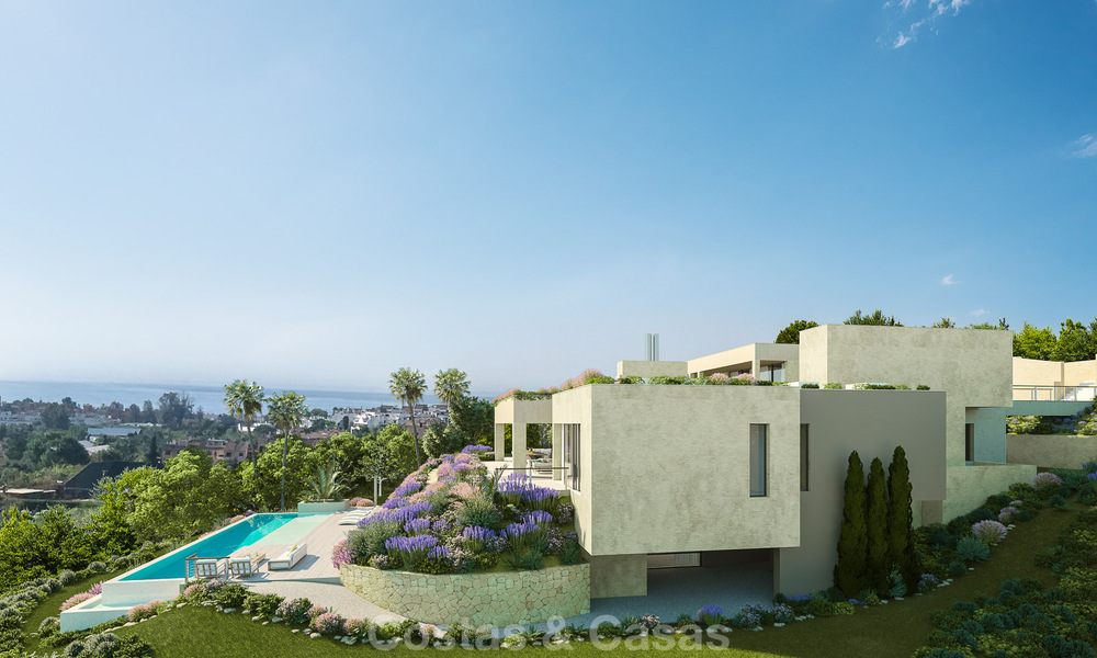 Ubicación privilegiada en golf, parcela edificable en venta en complejo de golf con impresionantes vistas al mar en Benahavis - Marbella 72679