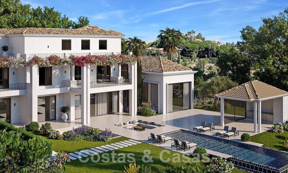 Ubicación privilegiada en golf, parcela edificable en venta en complejo de golf con impresionantes vistas al mar en Benahavis - Marbella 72681